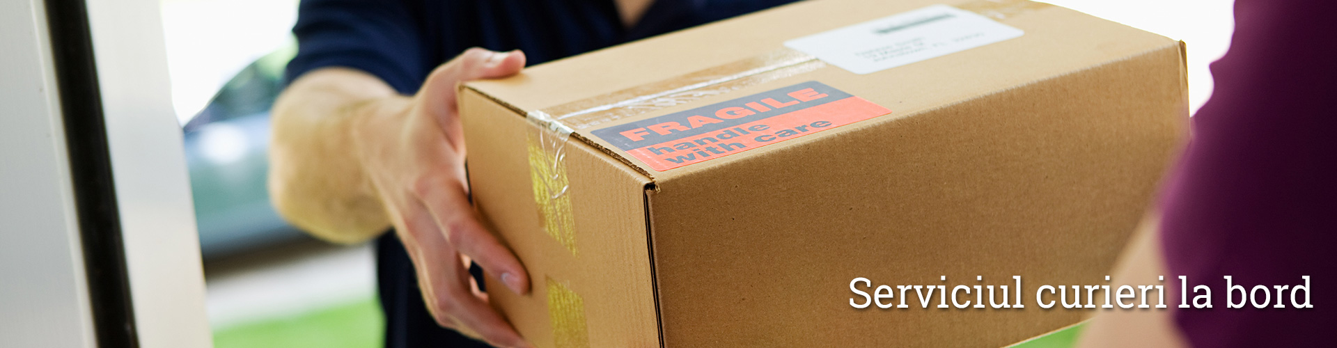 Serviciul curieri la bord